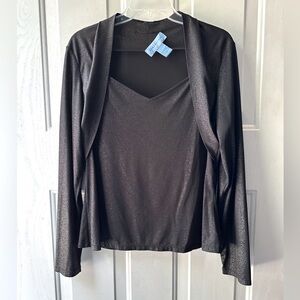 *FINAL PRICE* Doncaster Sport Metallic Grey Top